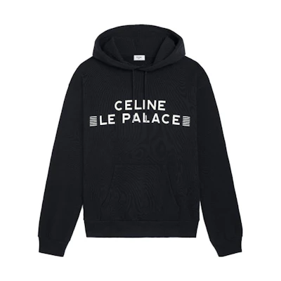 Celine FW23 Logo Print Hoodie Black 2Y75D670Q-38AW