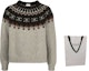Shop CELINE FW23 Patterned Color-Block Crewneck Sweater Brown Long Sleeve. 2AD6W874P-08GR