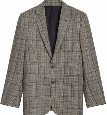 CELINE FW23 Jaket Berkolar Lengan Panjang Corak Kotak Pelbagai Warna 2V61P785V-97IP Buy CELINE FW23 Jaket Berkolar Lengan Panjang Corak Kotak Pelbagai Warna 2V61P785V-97IP