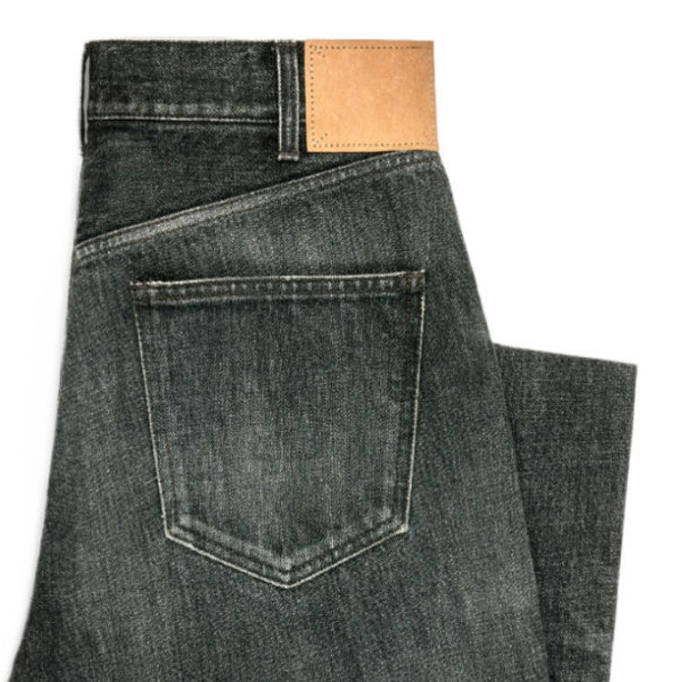 Details for CELINE FW23 Washed Low Waist Studded Button Jeans Black 2N807444W-08DK