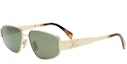 Buy Gafas de Sol Aviador de Metal Dorado CELINE Unisex Estilo Pareja. CL40281U30N