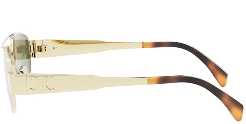 Gafas de Sol Aviador de Metal Dorado CELINE Unisex Estilo Pareja. CL40281U30N Shop Gafas de Sol Aviador de Metal Dorado CELINE Unisex Estilo Pareja. CL40281U30N