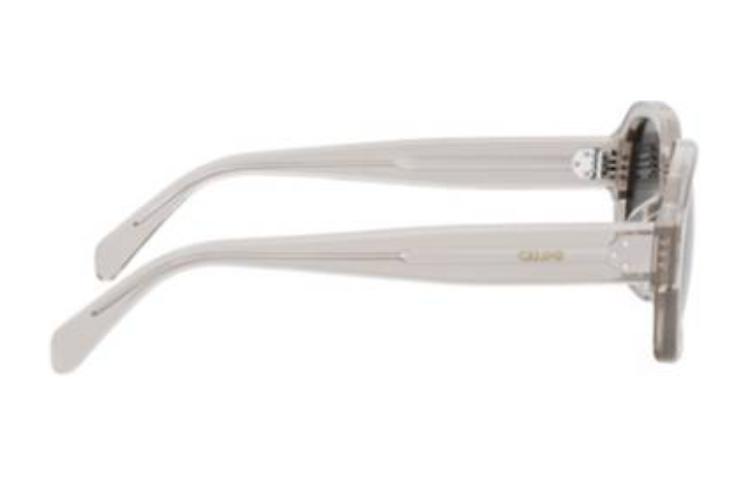 CELINE Gray Irregular Acetate Sunglasses for Men - Logo Design. CL40266U59A 圖 5