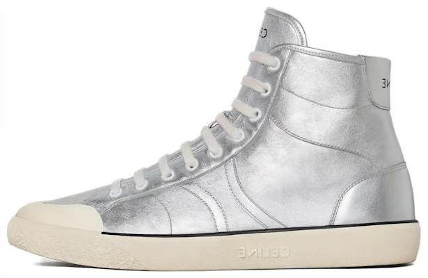 CELINE Kasut Sneakers Tinggi Kulit 'Silver' 356243093C.36AG Buy CELINE Kasut Sneakers Tinggi Kulit 'Silver' 356243093C.36AG