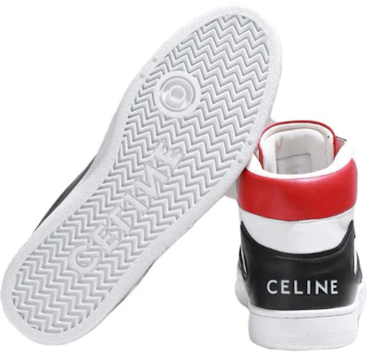 CELINE賽琳 牛皮 耐磨舒適高幫 時尚板鞋 男款 黑白紅 Purchase CELINE賽琳 牛皮 耐磨舒適高幫 時尚板鞋 男款 黑白紅