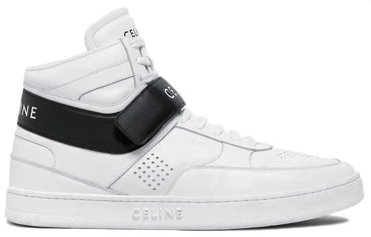 Order CELINE High-Top Sneaker 'Putih Hitam Pudar Fluoresen' 344513338C.01OK