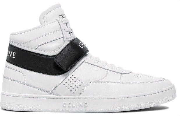 CELINE High-Top Sneaker 'Distressed Fluorescent White Black' 344513338C.01OK Order CELINE High-Top Sneaker 'Distressed Fluorescent White Black' 344513338C.01OK
