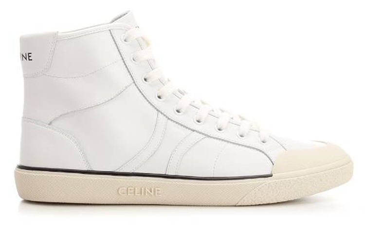 Order セリーヌ ハイカットスニーカー (ホワイトカーフスキン) 356243985C01OP