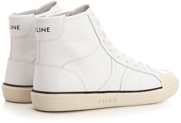 CELINE High-Top Sneaker 'White Calfskin' 356243985C01OP Shop CELINE High-Top Sneaker 'White Calfskin' 356243985C01OP