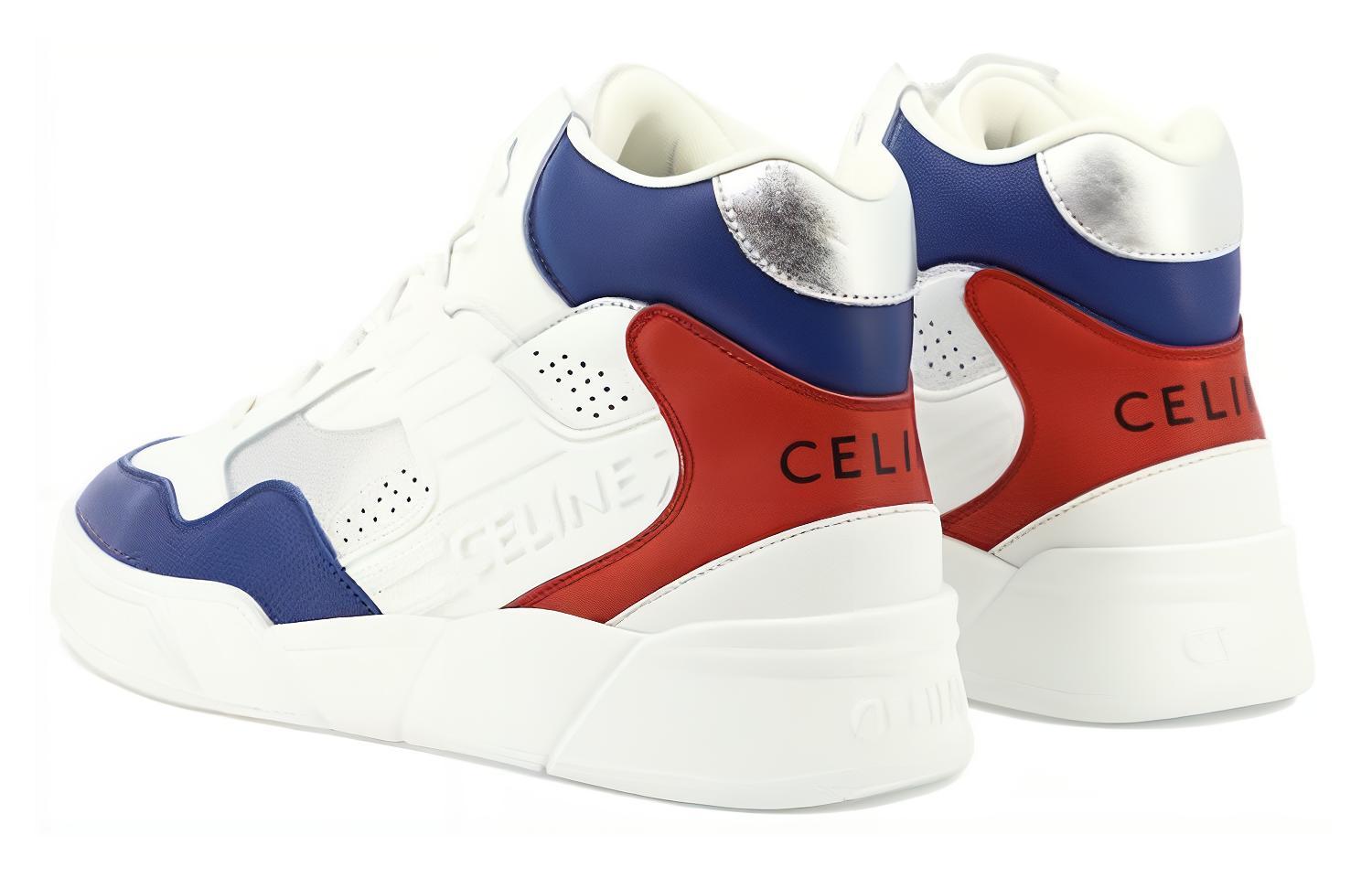 CELINE High-Top Sneaker 'White Leather' 圖 4