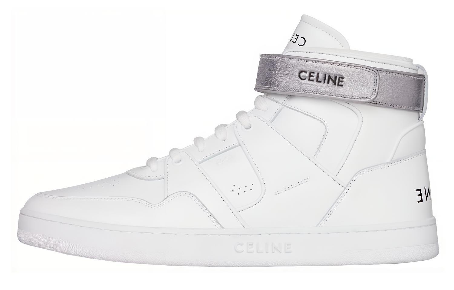 CELINE High Top Lace-Up 'Silver White' 346473484C.01SV