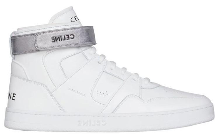 Order CELINE High Top Lace-Up 'Silver White' 346473484C.01SV
