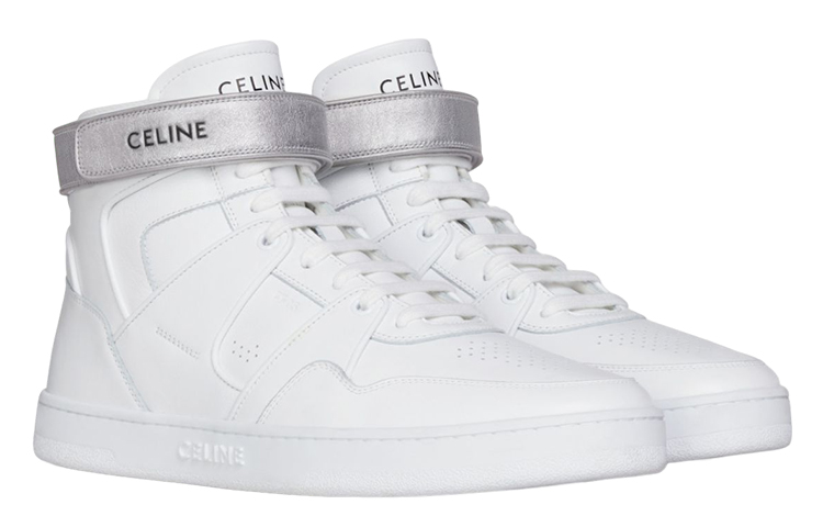 Lookbook CELINE High Top Lace-Up 'Silver White' 346473484C.01SV