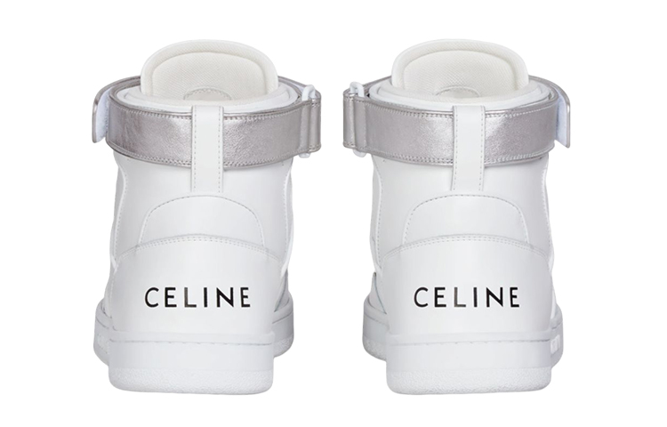 Purchase CELINE High Top Lace-Up 'Silver White' 346473484C.01SV