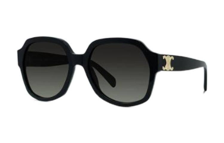 CELINE Irregular Frame Sunglasses Black CL40189I-01F