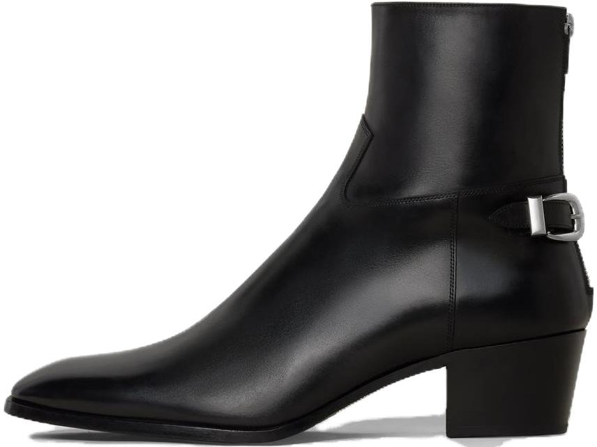 celine-leather-ankle-boots-simple-comfort-black-356133174-c-38-no