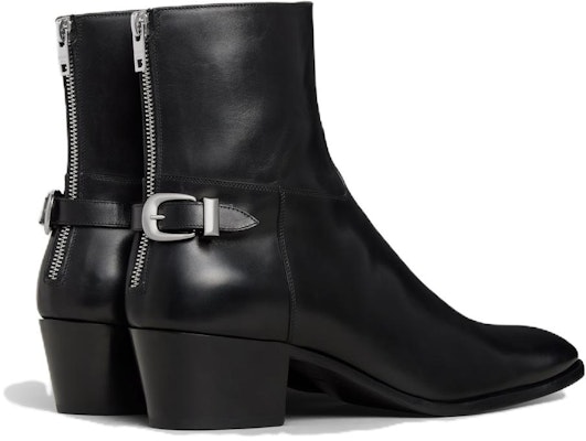 CELINE 赛琳 牛皮 簡約舒適 短靴 5cm 男款 黑色 Lookbook CELINE 赛琳 牛皮 簡約舒適 短靴 5cm 男款 黑色