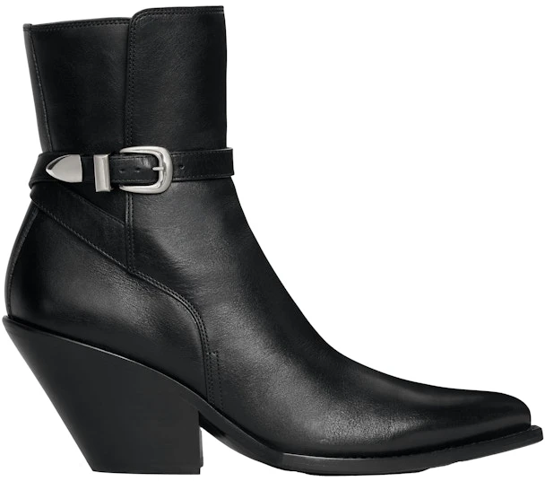 women-celine-leather-round-toe-ankle-boot-black-354293492-c-38-no