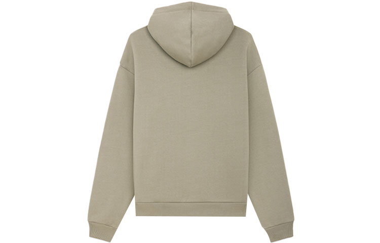 Lookbook CELINE Baju Sejuk Fleece Berlapis Logo Cetak Khaki. 2Y321670Q-02KC