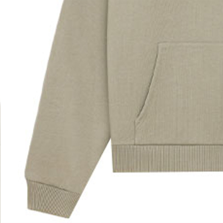 Sizing CELINE Baju Sejuk Fleece Berlapis Logo Cetak Khaki. 2Y321670Q-02KC