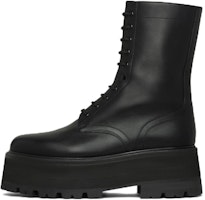 CELINE Lace-Up Chunky Ankle Boots 'Black Leather' 352613579C.38NO CELINE Lace-Up Chunky Ankle Boots 'Black Leather' 352613579C.38NO