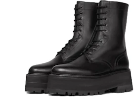 Lookbook Botas Tobilleras Chunky con Cordones CELINE 'Cuero Negro' 352613579C.38NO