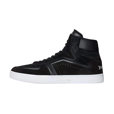 CELINE Lace-Up Fashion Sneaker 'Black Calfskin'