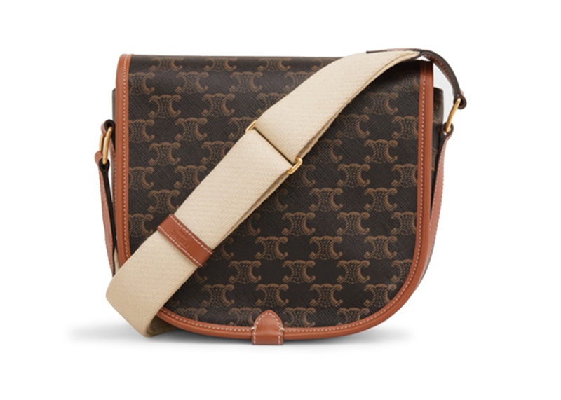 Order 赛琳大号Triomphe棕色Folco包