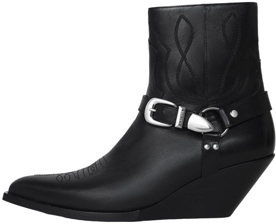celine-leather-ankle-boot-with-metal-buckle-black-350763492-c-38-no