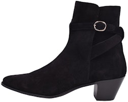 CELINE Leather Ankle Boots 'Black Buckle' 331883003C.38NO CELINE Leather Ankle Boots 'Black Buckle' 331883003C.38NO