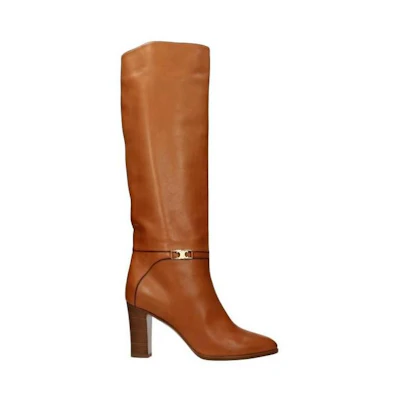 CELINE Leather Boots 'Brown Ankle'