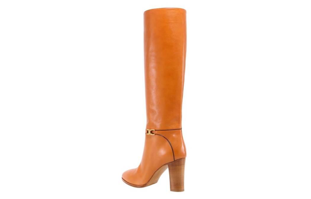 CELINE Leather Boots 'Brown Ankle' 圖 2