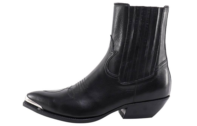 CELINE Leather Chelsea Boot 'Black Fashion' 346993492C.38NO
