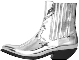 CELINE Leather Chelsea Boot 'Silver' 350553719C.36AG CELINE Leather Chelsea Boot 'Silver' 350553719C.36AG