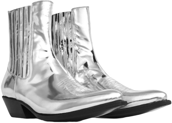 CELINE Leather Chelsea Boot 'Silver' 350553719C.36AG Lookbook CELINE Leather Chelsea Boot 'Silver' 350553719C.36AG