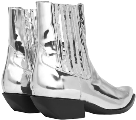 CELINE Leather Chelsea Boot 'Silver' 350553719C.36AG Shop CELINE Leather Chelsea Boot 'Silver' 350553719C.36AG