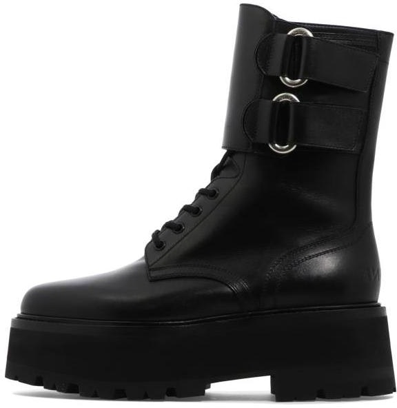 celine-leather-lace-up-chunky-ankle-boots-black-352643579-c-38-no