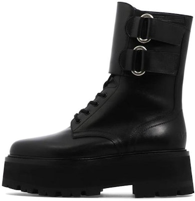 CELINE Leather Lace-Up Chunky Ankle Boots 'Black' 352643579C.38NO Buy CELINE Leather Lace-Up Chunky Ankle Boots 'Black' 352643579C.38NO