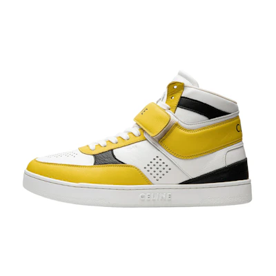 CELINE Leather Low Top 'Yellow Fashion'