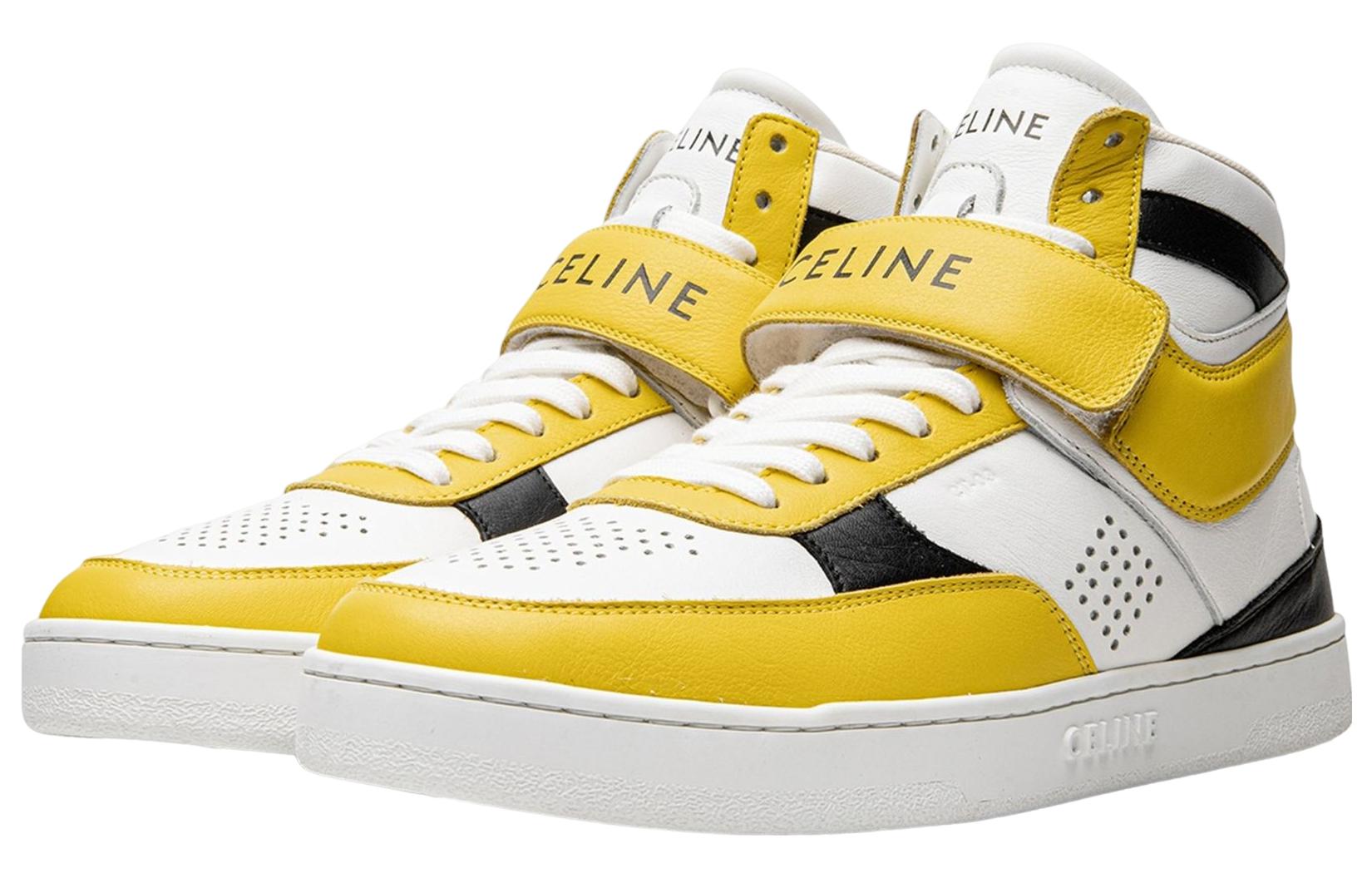 CELINE Leather Low Top 'Yellow Fashion' 圖 3