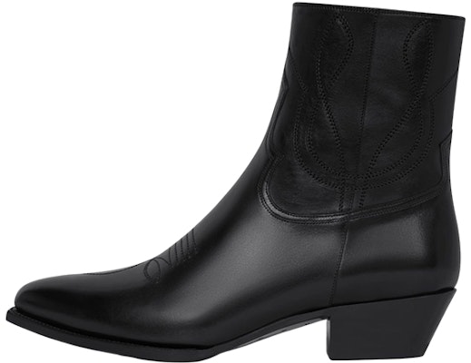 CELINE Leather Pointed Toe Zip Ankle Boot 'Black' 350933492C.38NO Buy CELINE Leather Pointed Toe Zip Ankle Boot 'Black' 350933492C.38NO