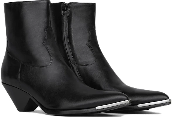 セリーヌ レザー ジップ アンクルブーツ (ブラック) 3535538-??26C.38NO Order セリーヌ レザー ジップ アンクルブーツ (ブラック) 3535538-??26C.38NO