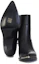 Purchase セリーヌ レザー ジップ アンクルブーツ (ブラック) 3535538-??26C.38NO