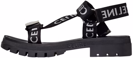 CELINE Leo Strappy Sandal Black White 346742208C.38AW CELINE Leo Strappy Sandal Black White 346742208C.38AW
