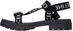Buy CELINE Leo Strappy Sandal Hitam Putih 346742208C.38AW