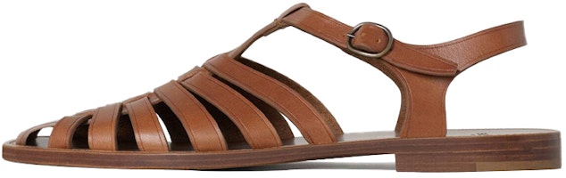 CELINE Lerins 'Brown Calfskin Roman Sandals' 337253023C.04LU CELINE Lerins 'Brown Calfskin Roman Sandals' 337253023C.04LU