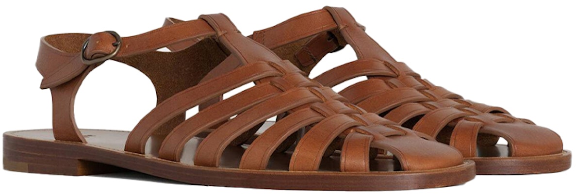 CELINE Lerins 'Brown Calfskin Roman Sandals' 337253023C.04LU Lookbook CELINE Lerins 'Brown Calfskin Roman Sandals' 337253023C.04LU