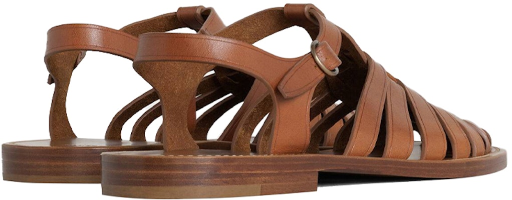 CELINE Lerins 'Brown Calfskin Roman Sandals' 337253023C.04LU Shop CELINE Lerins 'Brown Calfskin Roman Sandals' 337253023C.04LU
