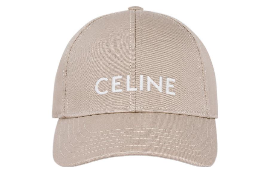 CELINE Letter Embroidered Cotton Baseball Cap Unisex 2AUA1746P-40BB