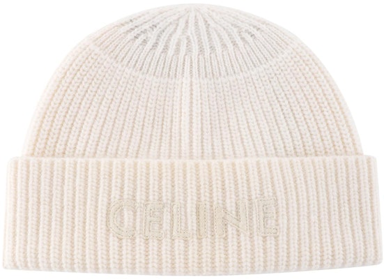 CELINE Letter Embroidered Wool Knit Beanie Nude. 2A61W535Q01OW Order CELINE Letter Embroidered Wool Knit Beanie Nude. 2A61W535Q01OW